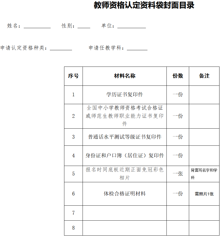 四川教師資格證
